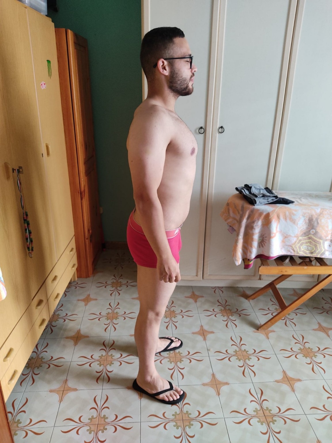Dopo cinque mesi di percorso, vista laterale