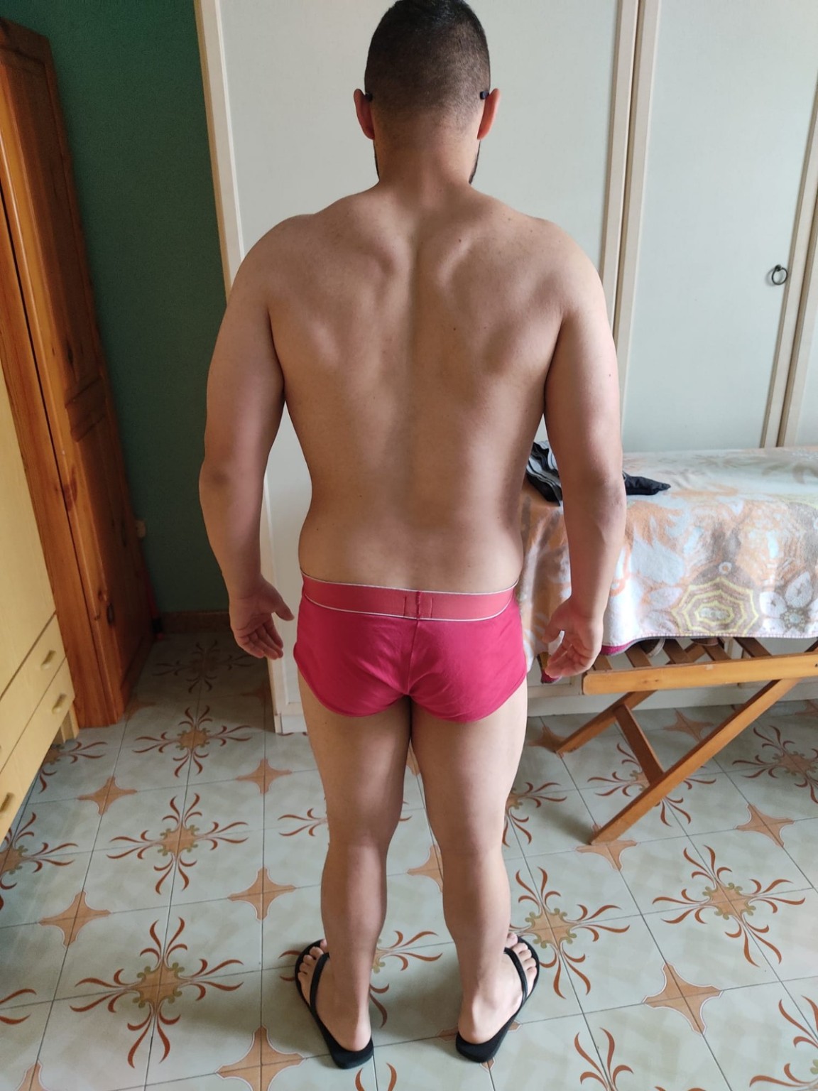 Dopo cinque mesi di percorso, vista posteriore